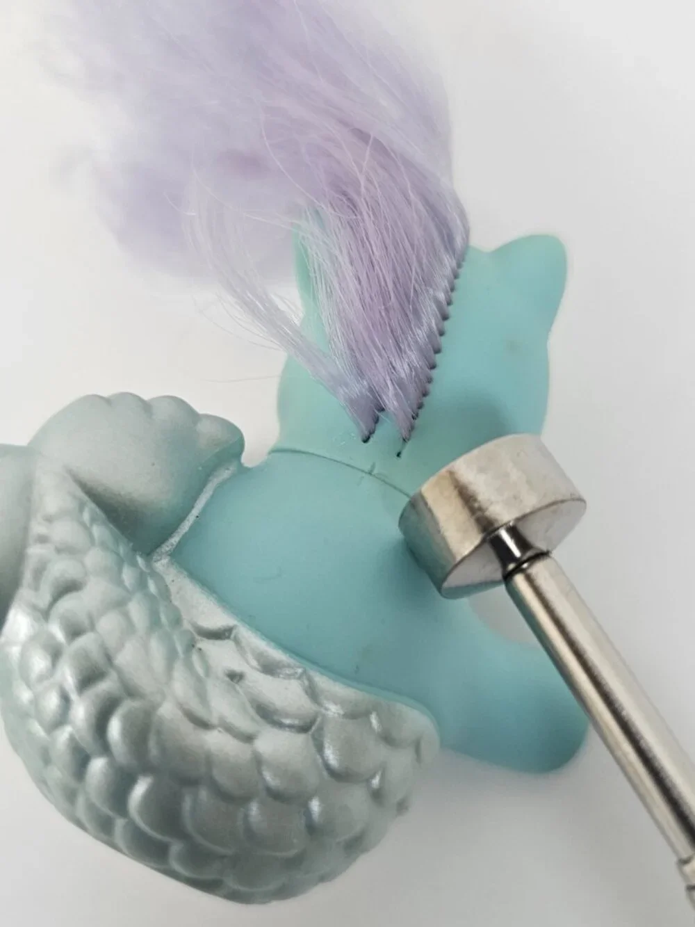 1991 My Little Pony G1 Hasbro Baby Blue Sea Princess Fancy Mermaid Vintage Flaws